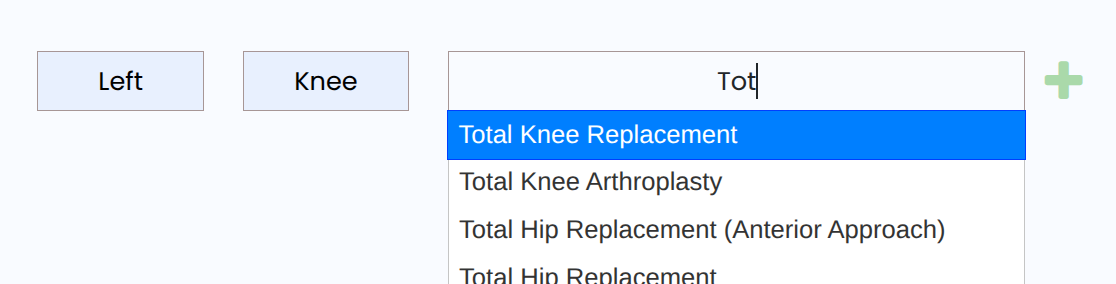 Choose or Add Procedures With Ease